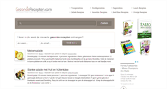 Desktop Screenshot of gezonderecepten.com
